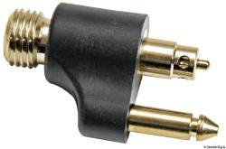 Yamaha male connector tankzijde 1/4"-18 NPSM